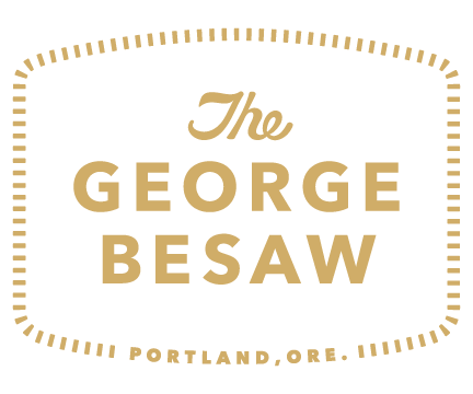 The George Besaw Apartments Full Gold Logo